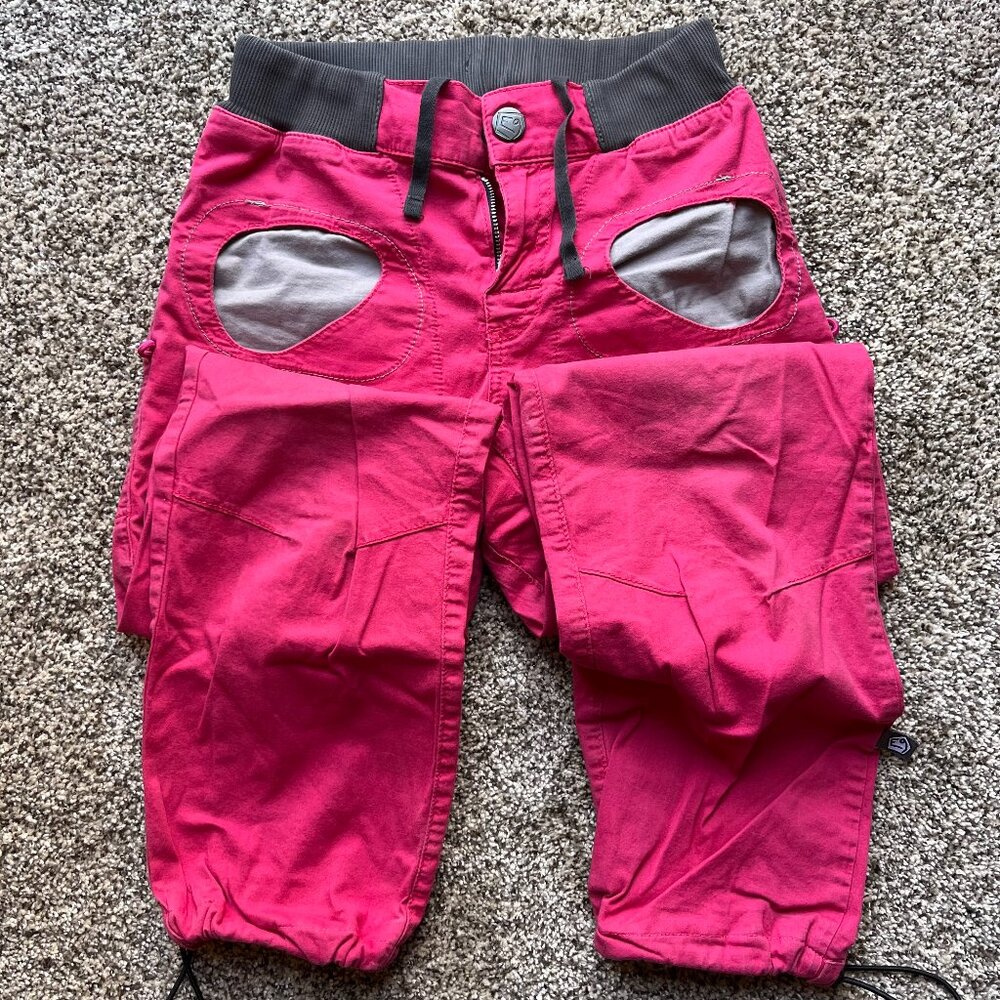 E9 Onda Story climbing outdoor cotton pants, pink grey